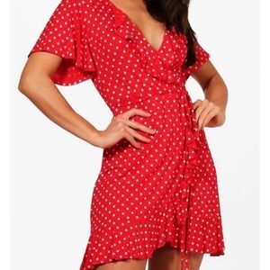 COPY - Boo Hoo Polka Dot Dress